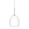 Besa Lighting Lucia Cord Pendant, Opal Matte, Satin Nickel Finish, 1x75W Incandescent 1JT-169707-SN - alternate 1